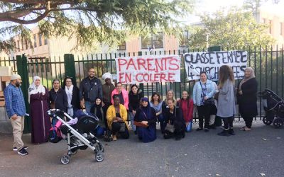 Engagés auprès des parents et enseignants contre la fermeture d’une classe de 4e au collège Blaise Cendrars