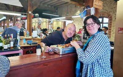 Visite auprès des commerçants du marché de La Ferme